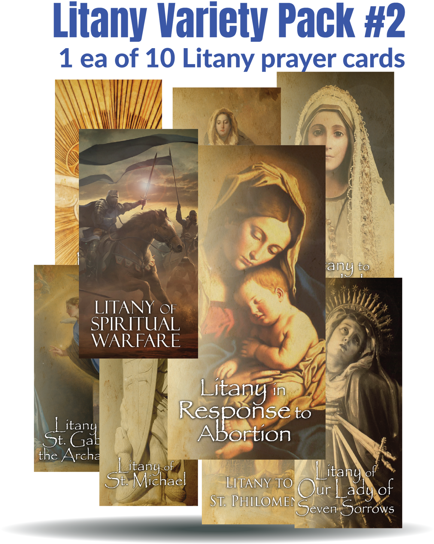 Litany Variety Pack #2 (1 ea. of all 10 cards) $25 value