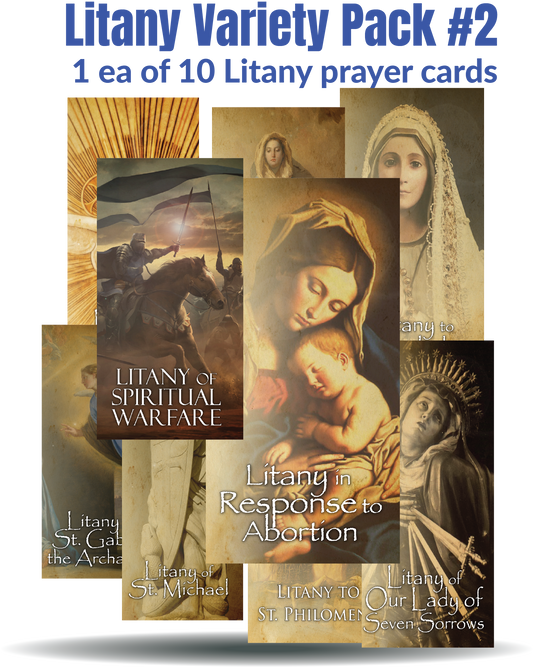 Litany Variety Pack #2 (1 ea. of all 10 cards) $25 value