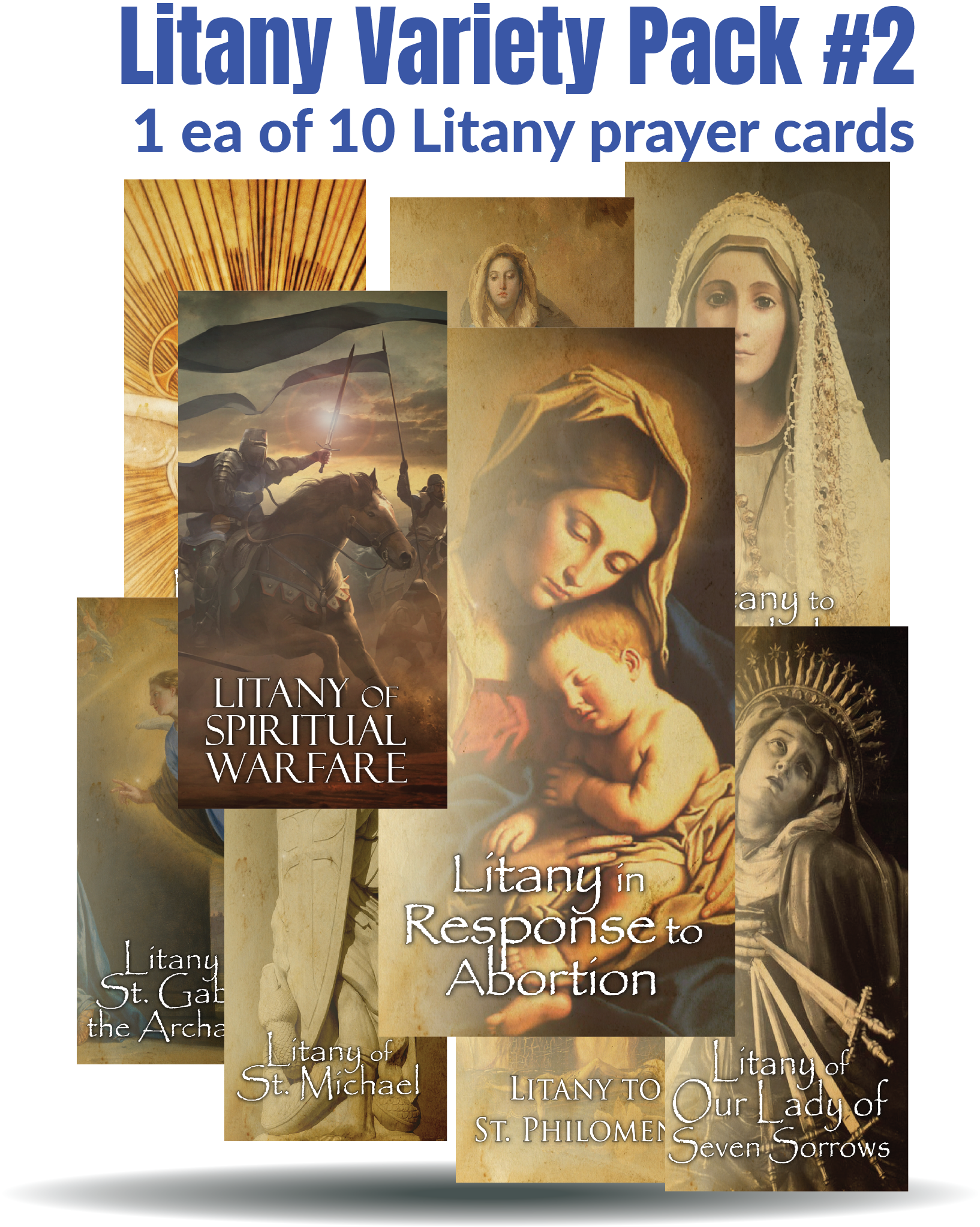 Litany Variety Pack #2 (1 ea. of all 10 cards) $25 value