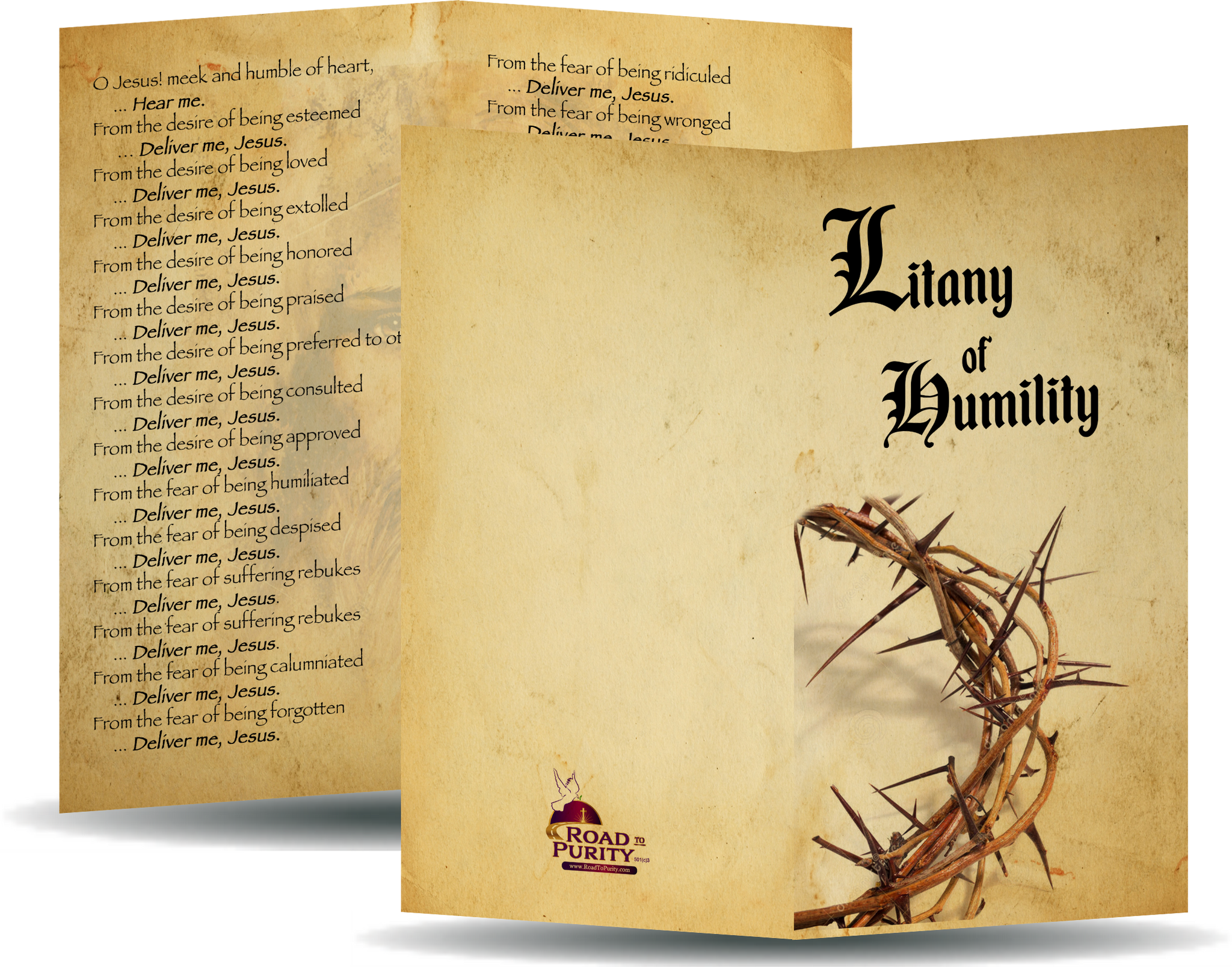 Litany of Humility - Prayer Card