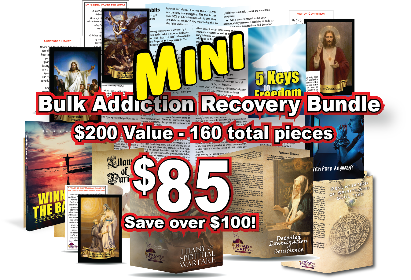 MINI Addiction and Spiritual Bundle (160 pieces, $200 value)