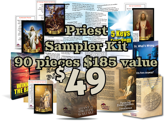 Priest Sampler Kit - 3 each of 23 items (75 total pieces) $185.85 value