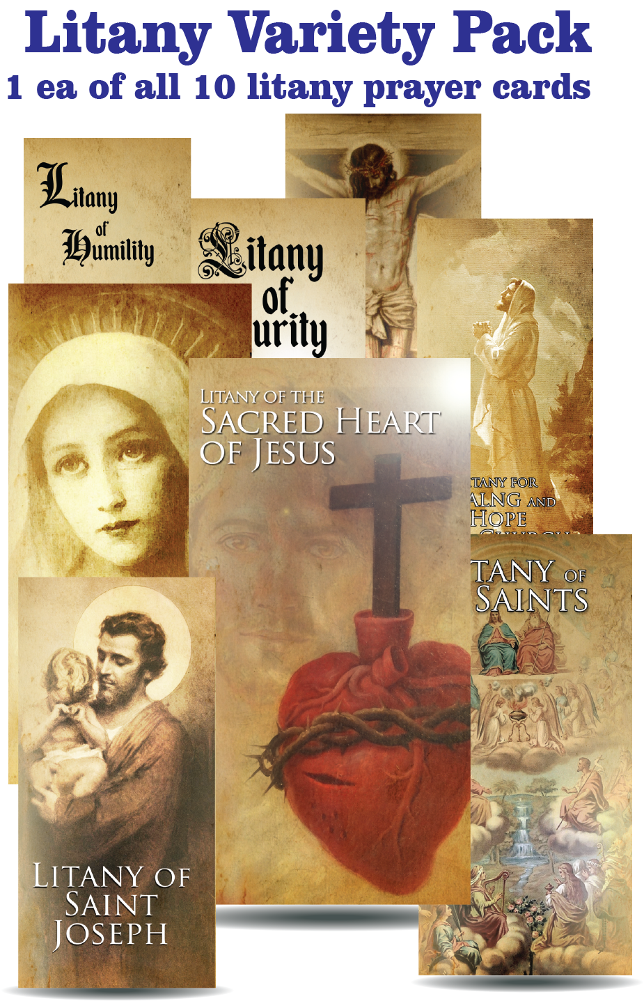 Litany Variety Pack (1 ea. of all 10 cards) $25 value