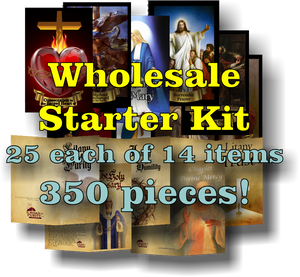 Wholesale bundle starter kit - 25 each of 14 items (350 total pieces) $412.50 value  (b)